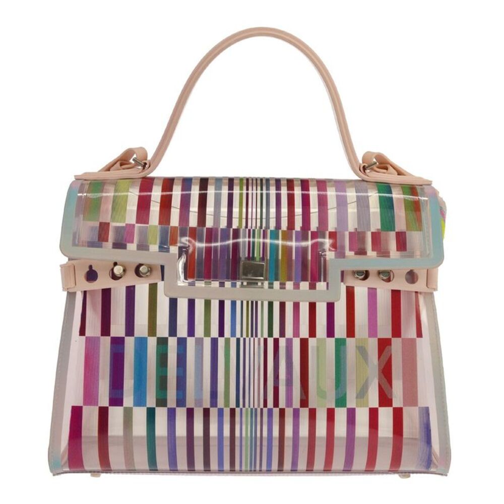 Delvaux The Eye Catcher Tempete Top Handle Multicolor Pvc Multicolour Pvc